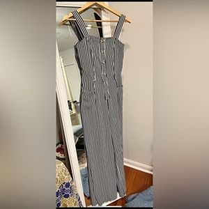 Haute Monde striped romper